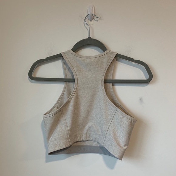 XSOLDX Outdoor Voices Cream Racerback Active Sports Bra Tank - Picture 3 of 5